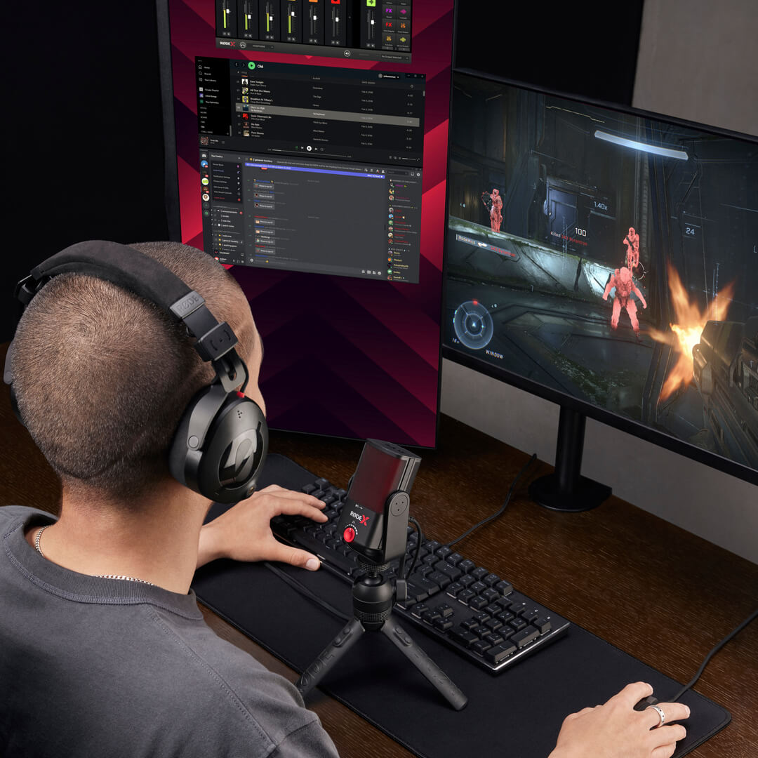 Gamer using XCM-50 and UNIFY