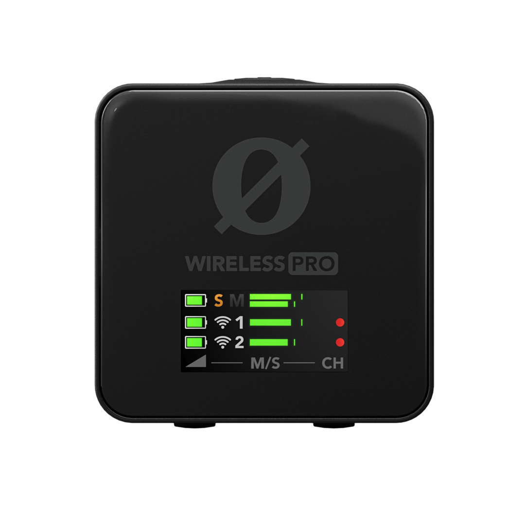 Wireless PRO battery levels display